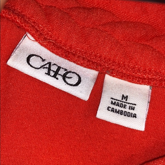 Women’s Bright Orange Maxi skirt Size M - Picture 6 of 6